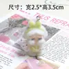 Colgante de Niña Llorando Adorable con Flocado Colgante Hecho a Mano para Cadena de Teléfono Móvil Bolso Colgante Muñeca con Flocado Accesorios de Joyería