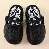 Zapatos Croc para Mujer Ropa de Verano Exterior Transpirable Tiras Tejidas Chanclas de Dedo del Pie Eva Antideslizantes Resistentes al Desgaste Color de Contraste para Pareja Sandalias de Playa