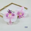 Flor de Orquídea Mariposa de Seda Flor Artificial Flores para Sostener la Novia Caja de Dulces de Boda Caja de Regalo para Acompañantes Caja de Flores Decorativa con Flores