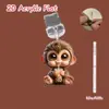 Tapón de Polvo Lindo Tipo Tycpe con Temática de Medusa para Teléfonos Android e iPhone con Conector 2D Diseño de Dibujos Animados