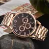 Artículo popular de comercio exterior: Reloj Cronógrafo Multifuncional de Seis Manecillas con Correa de Acero Inoxidable, Reloj de Moda de Cuarzo, Venta al por Mayor en Pequeñas Cantidades
