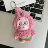 Disfraces de Dibujos Animados Cambiantes de Esponja Hombre Peluche Llavero Decoración de Mochila Colgante Muñeco de Dibujos Animados Pequeño Adorno Colgante
