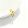 Venta Caliente Europea Plata de Ley S925 Geométrico Forma de V Doble Capa Anillo para Dedo del Pie Mujeres Simple Moda Playa Abierto Anillo para Dedo del Pie