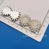 Urso Artificial Galvanizado Gravata Borboleta Floco de Neve Coroa de Flor Acessórios de Plástico DIY Tiara Presilha Capa de Celular Fivela de Sapato Adesivo