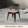 Mesa y Sillas de Exterior para Patio al Aire Libre Madera Plástica Exterior Nórdico Impermeable Anticorrosión Protección Solar Simple Balcón de Villa Mesa y Sillas de Ocio