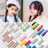 Horquilla Japonesa y Coreana de Color Clip de un Carácter Horquilla Coreana de Color Caramelo para Flequillo Celebridad de Internet Hyuna Tocado Horquilla Clip Lateral Niña