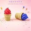 Novo Pingente Chaveiro de Sorvete Impresso em 3D, Clicker de Sorvete Realista, Chaveiro de Sorvete Impresso em 3D