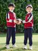 Uniformes de Jardim de Infância, Uniformes de Beisebol para Primavera e Outono, Uniformes de Classe de Três Peças para Crianças Novas, Roupas Esportivas para Alunos do Ensino Fundamental I e II
