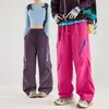 Conjunto de Pantalones y Chaqueta Softshell 3 en 1 para Exteriores para Hombre Otoño Invierno Pantalones de Trabajo Paracaidista Pantalones Casuales de Pierna Recta o Ancha para Mujer Montañismo Ciclismo