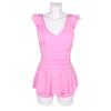 Traje de baño conservador de una pieza para mujer, Traje de baño para aguas termales, Aspecto adelgazante push-up para mujer, Piaorshu 1585, Una pieza Envío directo
