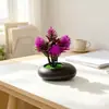 Fornecimento Direto Transfronteiriço Mini Plantas Verdes Flores Artificiais Plantas em Vasos Pedras Simuladas Ornamentos de Vaso Plano Fotografia Foto Pequenos Adereços de Bonsai