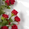Kit de Rosa Artificial para el Día de San Valentín, Floral Pr para Pasillo de Boda