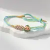 Pulseiras Coloridas de Fio para o Festival do Barco-Dragão, Sachês de Linha de Algodão com Nó Flor de Pessegueiro, Pulseiras Finamente Tecidas de Zongzi da Sorte, Acessórios de Mão para Atrações Turísticas Atacado