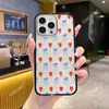 Funda Móvil Transfronteriza con Lazo de Corazón Rojo, Funda Protectora Acrílica Magnética para iPhone 16, Sensación de Alta Gama para Apple 17