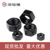 Tuerca Hexagonal Grado 8.8 Acero al Carbono Negro Alta Resistencia Tuerca Hexagonal Tuerca Ennegrecida Venta al por Mayor M2-M56