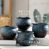 Vaso de flor de suculenta em cerâmica com prato, oferta especial, diâmetro grande, tamanho grande, vaso criativo para suculentas de casa