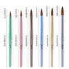 Conjunto de pincéis para nail art em estoque transfronteiriço, direto da fábrica, pincéis para nail art, ferramentas de nail art de cabeça redonda de silicone para manicures em gel