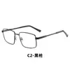 Comercio Exterior Nuevo Metal Clásico Retro Marco Grande Lentes Planos Marco para Gafas Ultraligero Negocios Hombres Marco para Gafas de Miopía