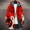 Cardigan con capucha y cremallera suelta para hombre, chaqueta de algodón, 3D digital, sin riesgos, nuevo, independiente de Temu, para hacer tú mismo con imágenes