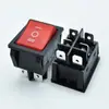 Interruptor Basculante Kcd4 Grande Certificado Tuv 6 Pinos 3 Velocidades 2 Velocidades Máquina de Corte Máquina de Solda Slot Duplo para Cartão 30A com Luz