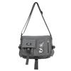 Bolsa Transversal Masculina Multifuncional Estilo Japonês Bolsa de Ombro Feminina Grande Capacidade Nova Primavera 2025 Bolsa Mensageiro Simples Tendência