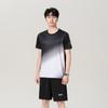Traje deportivo Camiseta de manga corta de fitness de verano para hombre y mujer Ropa de secado rápido para hombre Ropa de bádminton para correr Suelta Casual