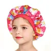 Touca de Dormir Estampada Infantil Transfronteiriça, Touca de Cetim, Touca de Dormir para Recém-Nascidos, Touca de Dormir para Bebê, Touca para Cuidados com o Cabelo de Bebê