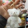 Nuevo Peluche Rizado Oso Muñeca Oso Llavero Colgante Accesorios para Carcasa de Teléfono Móvil Accesorios para Bolso Muñeca Muñeca