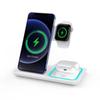 Cargador inalámbrico tres en uno transfronterizo X455 soporte plegable para Apple Huawei carga rápida inalámbrica reloj
