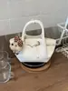 Bolsa de Mão com Alto Valor Estético para Mulheres, Nova Bolsa Tote Pequena Primavera 2026, Bolsa Saco Plissada, Bolsa Transversal