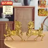Venta al por mayor de fábrica Latón Diamante Qilin Calabaza Exquisito Fuego Qilin Hogar Empresa Artesanías Adornos Adornos