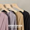 Yuyue 2026 Nuevo Estilo Camiseta de Seda de Morera de Manga Corta de Verano para Mujer, Diseño Adelgazante de Corte Recto con Pliegues Irregulares