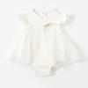 Bebé Verano Nueva Llegada Vestido de Bebé para Niñas Vestido de Princesa Falda de Malla Envoltura Triangular Traje para Gatear 9601