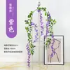 Tiras de Flor de Glicínia Simulada Personalizadas, Cordões de Flores, Tiras de Flor de Feijão com Arame, Plantas Verdes Decorativas, Decoração de Trepadeira para Casa, Flores Artificiais para Casamento