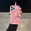 Capa de Celular Rosa com Estampa de Lábios Personalizada Mais Vendida da Amazon para iPhone 16, Capa Macia Anti-Queda, Capa Protetora Sexy para Apple 17