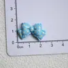 Serie Roja y Azul de Resina Chica Cereza Pasador DIY Joyería Materiales Hechos a Mano Venta al por Mayor Caja de Almacenamiento Parche para Agujero de Zapato