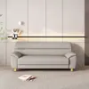 Sofá Modelo Nuevo 2026 con Tejido de Tecnología No Lavable para Apartamentos Pequeños, Sala de Estar, Dormitorio, Fila Recta Doble o Triple Asiento Sofá de Lujo