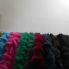 Flor de Pincel de Pelo de Conejo, Pelo de Conejo Grande, Flor de Pincel de Pelo de Conejo Imitación, Abrigo de Piel de Rosa, Ropa Cálida, Tela para Juguetes