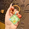 Chaveiro de Marca Pequeno para Presente com Texto, Pingente de Mochila para Meninas, Letras em Acrílico, Chaveiro Decorativo Estilo Ins Fresco e Moderno