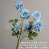 Buquê de Flores Artificiais Peônia Durian de 6 Cabeças Decoração de Cena de Casamento Material DIY Decoração de Paisagismo Flores Artificiais Ornamentos Atacado