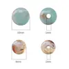 Cuentas Redondas Acrílicas Bicolor de 8-10mm Hechas a Mano para Pulsera DIY Casera, Cadena de Teléfono Móvil, Cuentas Sueltas, Accesorios de Joyería