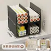 Estante de Almacenamiento para Papel Film, Organizador de Compartimentos para Gabinete, Estante de Almacenamiento Dentro de la Puerta del Gabinete, Suministros de Cocina, Solución de Almacenamiento sin Taladro