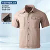 Conjunto de Roupa de Trabalho Fina de Verão para Homens e Mulheres, Algodão Puro, Roupas de Trabalho Duráveis para Reparo Automotivo, Manga Longa e Manga Curta para Proteção do Trabalho, Resistente ao Desgaste para Canteiros de Obras
