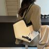 Transfronterizo 2026 Invierno Nuevo Estilo Coreano Gran Capacidad Bolso de Mujer Casual Versátil Retro Versátil Bolso de Hombro Bolso Tote
