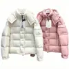 Marca da moda Moncler Maya jaqueta de plumas fosca Vezere unissex acabamento fosco plumas de ganso espessada quente corte slim