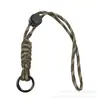 Cordón para Teléfono Móvil para Entusiastas Militares EDC, Cordón para Llaves, Linterna Anticaída, Cámara Antiperdida, Muñequera Tejida de Paracord para Pesca