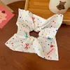 Anillo para el Cabello de Intestino Delgado Cuadrado Pequeño Floral Infantil 2025 Nueva Cuerda para el Cabello de Cola de Caballo Baja para Niñas Cuerda para el Cabello de Bola para Niñas