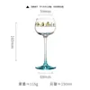 Copos Coloridos de Alta Qualidade para Vinho de Frutas Doméstico, Taças de Cristal Específicas para Bar, Copos de Cocktail Kesen, Copos de Mistura