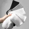 Calcetines Deportivos para Hombre y Mujer, Antibacterianos, de Longitud Media, Color Sólido, Transpirables, Absorbentes del Sudor, Anti-Olor, Absorbentes del Sudor, Calcetines Deportivos para Hombre de Otoño e Invierno hasta la Pantorrilla