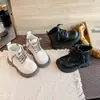 Botas Martin para niños, nueva colección otoño/invierno 2026, botas de cuero para niñas, botines de estilo británico, botas de princesa para niñas pequeñas, de moda para niños mayores